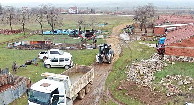 İnönü Belediyesi'nden ulaşım altyapısına iyileştirme çalışması