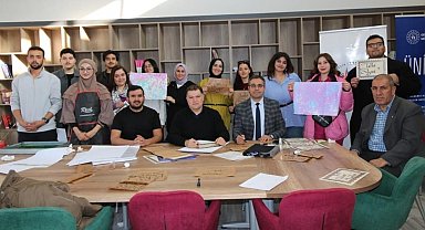 İnönü Üniversitesinde Ramazan'a özel ebru ve kaligrafi atölye etkinlikleri