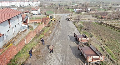 İnönü'de yol tamiri ve temizlik çalışmaları sokak sokak devam ediyor