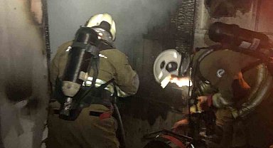 İskenderun'da ev yangını büyümeden söndürüldü