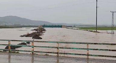 İslahiye'de sağanak sonrası ev ve tarlaları su bastı