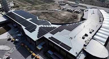 Isparta'da yeni otogarın çatısına 1,3 MW'lik GES kuruluyor