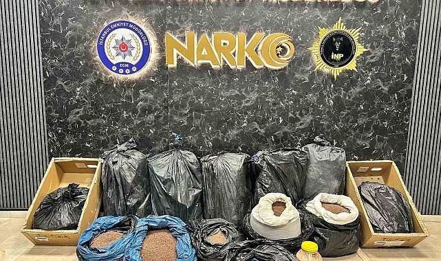 İstanbul'da kahveye emdirilmiş 374 kilo 600 gram uyuşturucu madde ele geçirildi