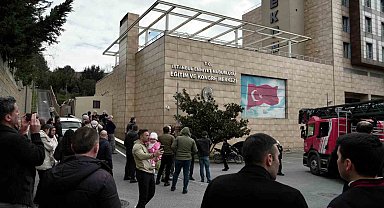 İstanbul'da polisevinde yangın paniği