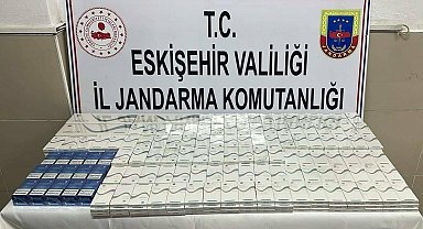 Kaçak sigara ticareti yapmaya hazırlanan şahsı jandarma yakaladı
