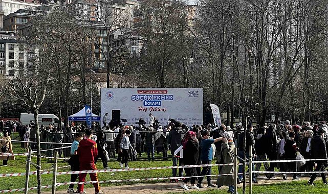 Kağıthane'de "sucuk ekmek" şöleni