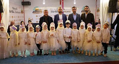 Kahta'da 4-6 yaş miniklerden duygu dolu Kur'an-ı Kerim programı