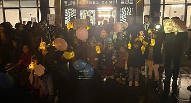 Kahta'da çocuk fener alayı yürüyüşü coşkuyla gerçekleşti