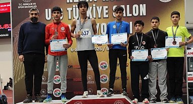 Kahtalı Atlet Mustafa Yavaş Türkiye şampiyonu oldu