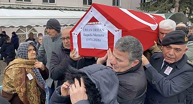 Kalp krizine yenik düşen polis memuru memleketinde son yolculuğuna uğurlandı