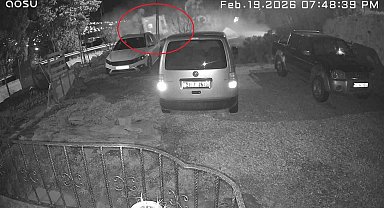 Kamyonun uçurumdan yuvarlandığı anlar kameraya yansıdı