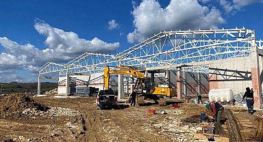 Kandıra Fındık Deposu'nda yapısal imalatlar tamamlandı