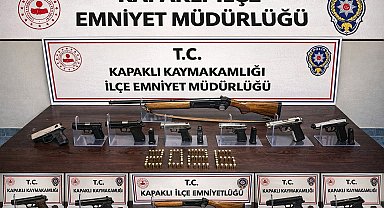 Kapaklı'da ocak ayı bilançosu: 14 tutuklama