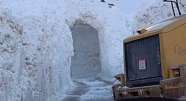 Kar esareti tünelle aşılıyor: Dikmetaş mezrasında yaşam koridoru