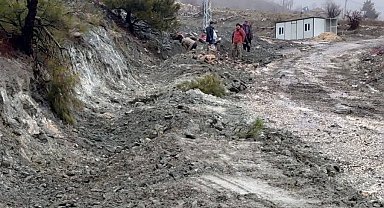 Karabahşılı Köyü'nde yağış sonrası çalışmalar başladı