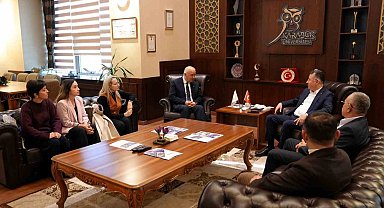 Karabük Bartınlılar Derneği'nden Prof. Dr. Fatih Kırışık'a ziyaret
