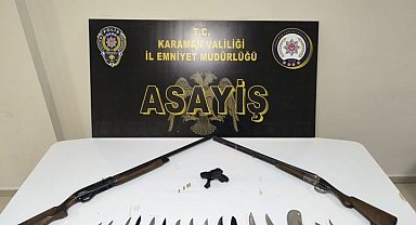 Karaman'da aranan 11 kişi tutuklandı
