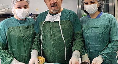 Karın ağrısıyla gitti, safrasından binlerce taş çıktı