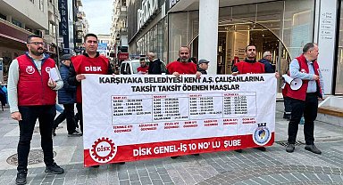 Karşıyaka'da 400 bin TL alacağa 750 TL gıda kartı