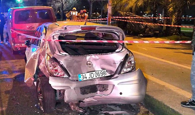 Kartal'da aşırı hız faciaya neden oldu: 2 ağır yaralı