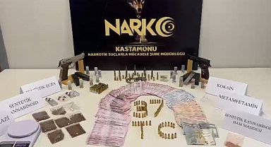 Kastamonu'da 23 adrese uyuşturucu operasyonu: 20 gözaltı