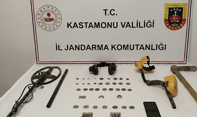 Kastamonu'da tarihi eser kaçakçılarına operasyon: 3 gözaltı