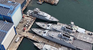 Katar için üretilen hücumbotları suya indirildi