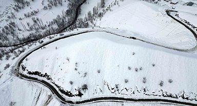 Kato Dağı beyaz gelinliğini giydi, ortaya seyrine doyumsuz manzaralar çıktı