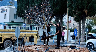 Kavşak düzenleme çalışması tamamlandı