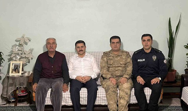 Kaymakam Bulut, Çakmaklı ailesinin iftar sofrasına misafir oldu