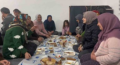 Kaymakam Kılıç, yangından etkilenen vatandaşlarla bir araya geldi