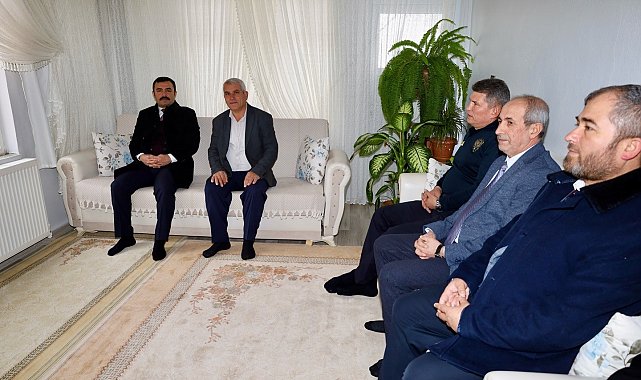 Kaymakam Soysal'dan şehit ailelerine ziyaret