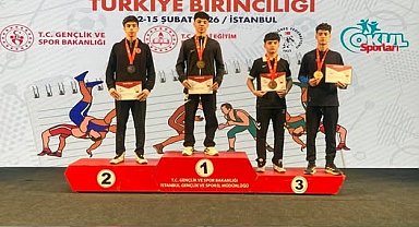 Kayserili Güreşçiler'den İstanbul'da çifte madalya