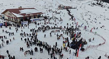Keltepe Kayak Merkezinde kayak sezonu 50 gün sürdü