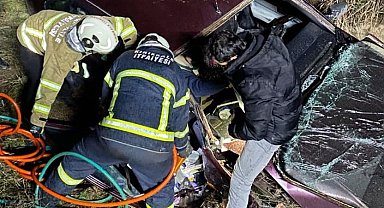 Kırıkkale'de otomobil şarampole devrildi: 4 yaralı