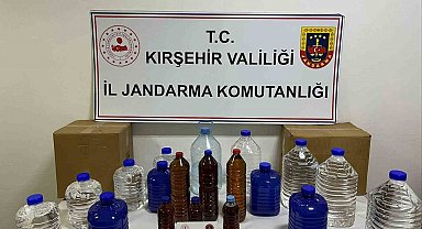 Kırşehir'de kaçak alkol operasyonu