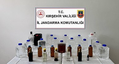 Kırşehir'de kaçak alkol operasyonu
