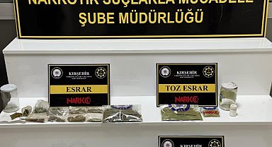 Kırşehir'de uyuşturucu operasyonu: 1 tutuklama