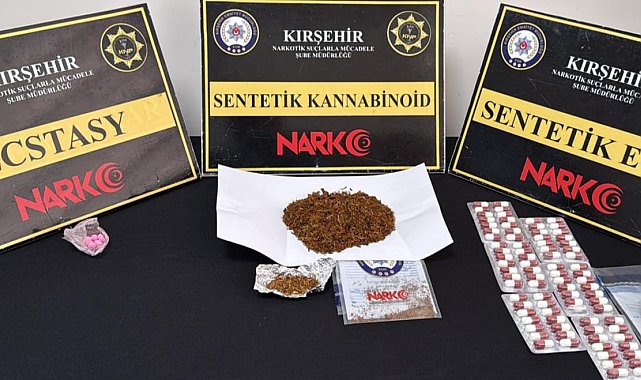 Kırşehir'de uyuşturucu operasyonu: 1 tutuklama