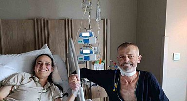 Kızının karaciğeri ile hayata tutundu