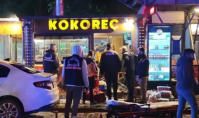 Kokoreççideki cinayet anı kamerada, polis zanlıları 3 saat geçmeden yakaladı