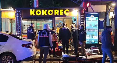 Kokoreççideki cinayet anı kamerada, polis zanlıları 3 saat geçmeden yakaladı