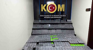Kolilerden su değil kaçak telefonlar çıktı