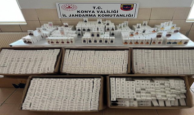 Konya'da 2 bin 500 adet kaçak parfüm ele geçirildi