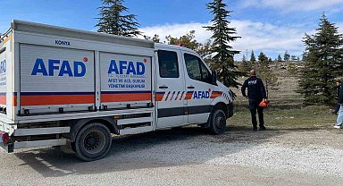 Konya'da kaçak kazı alanı bulundu