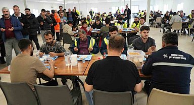 Körfezray şantiyesinde deprem şehitleri anıldı: Bölgeye 100 milyon liralık destek sağlandı