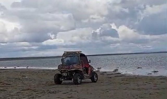 Koruma altındaki Seyfe Gölü'nde off-road yapan şahsa ceza