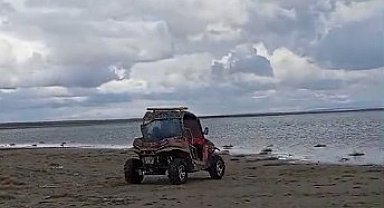 Koruma altındaki Seyfe Gölü'nde off-road yapan şahsa ceza