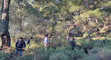 Köylülerden imece usulü temizlik etkinliği