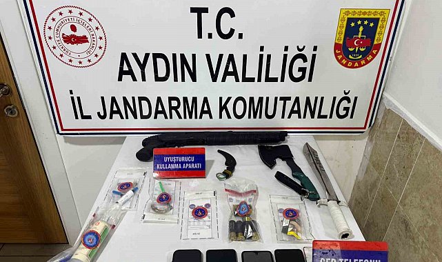 Kuşadası'nda jandarmadan narkotik operasyonu